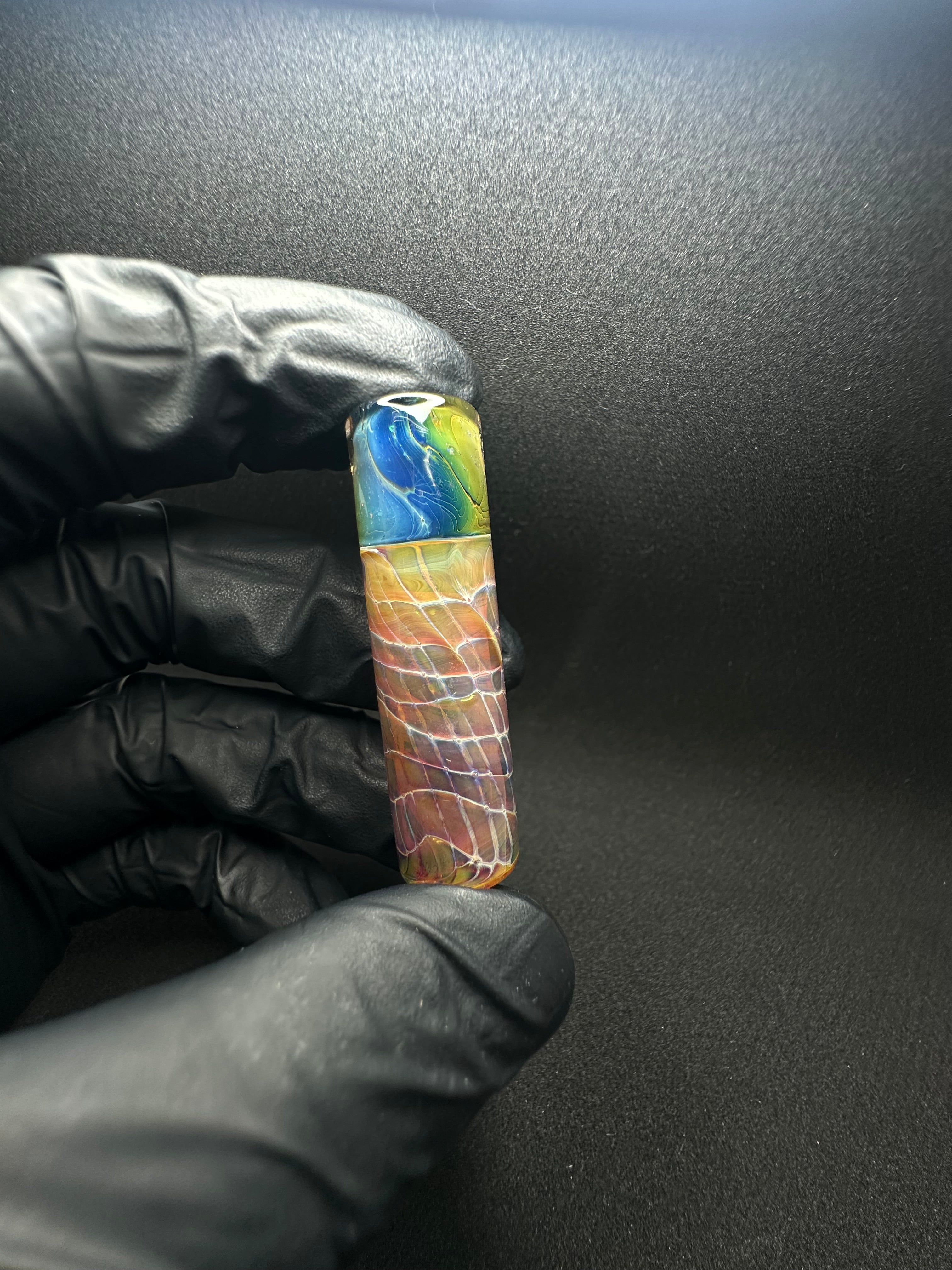 Dragon scale with Gold and silver fume collab with @buddahflow_glass