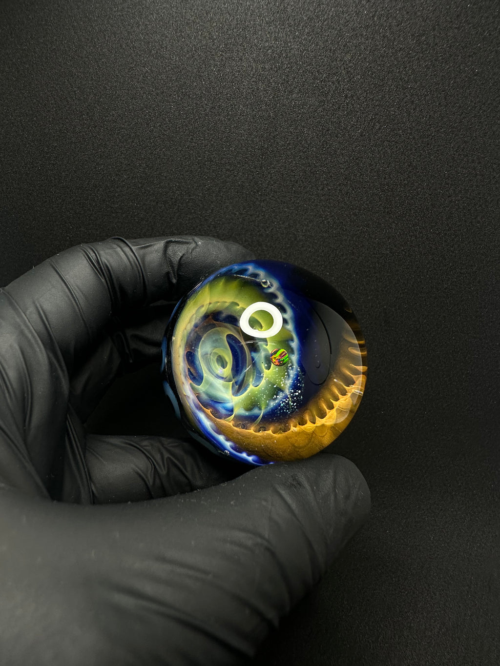 Opals, Gold and Silver with strik collab with @buddhaflow_glass