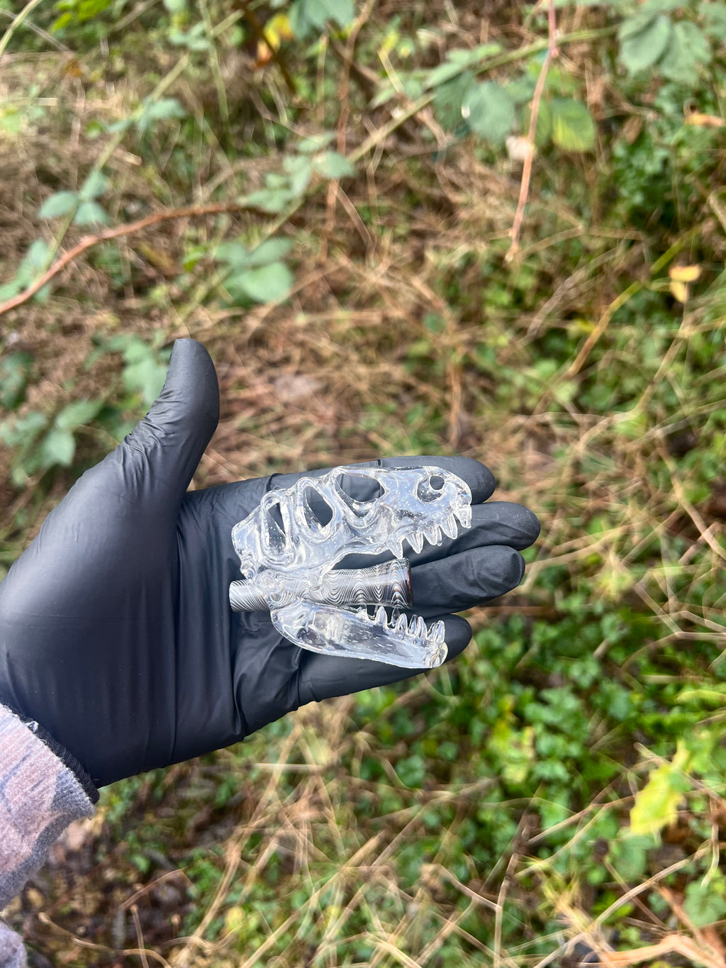 T-rex UV blue pendy and J holder