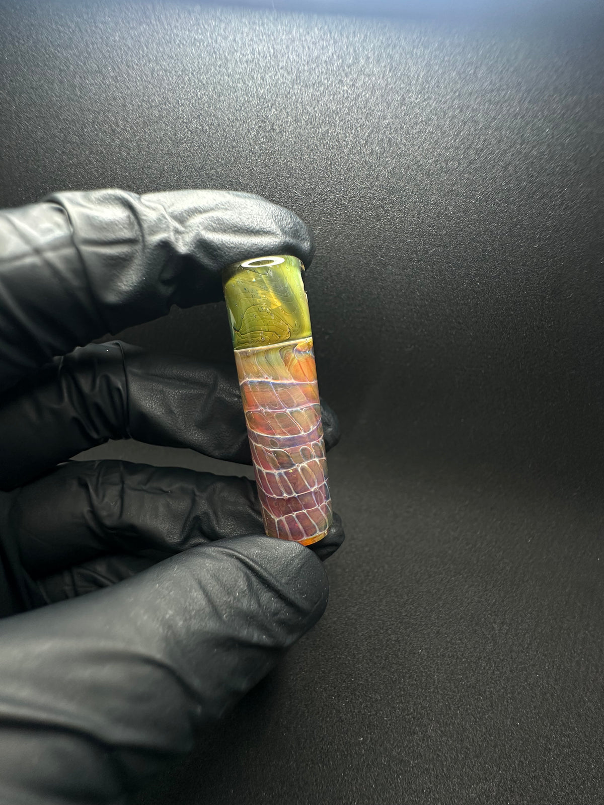 Dragon scale with Gold and silver fume collab with @buddahflow_glass
