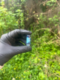 Blue striking with opals