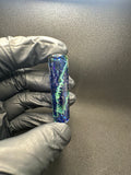 Silver fume uv over blue opals collab with @buddahflow_glass in Japan