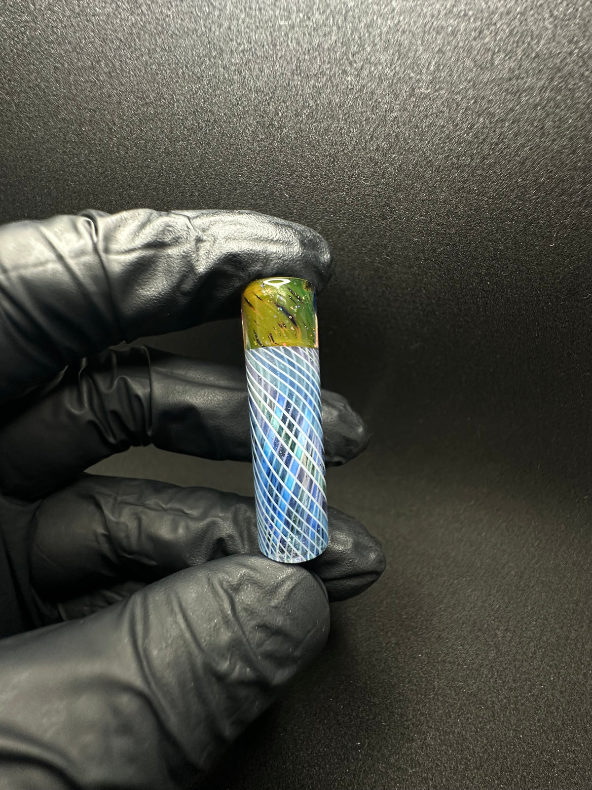 Uv reticello with gold and silver fume collab with @buddahflow_glass