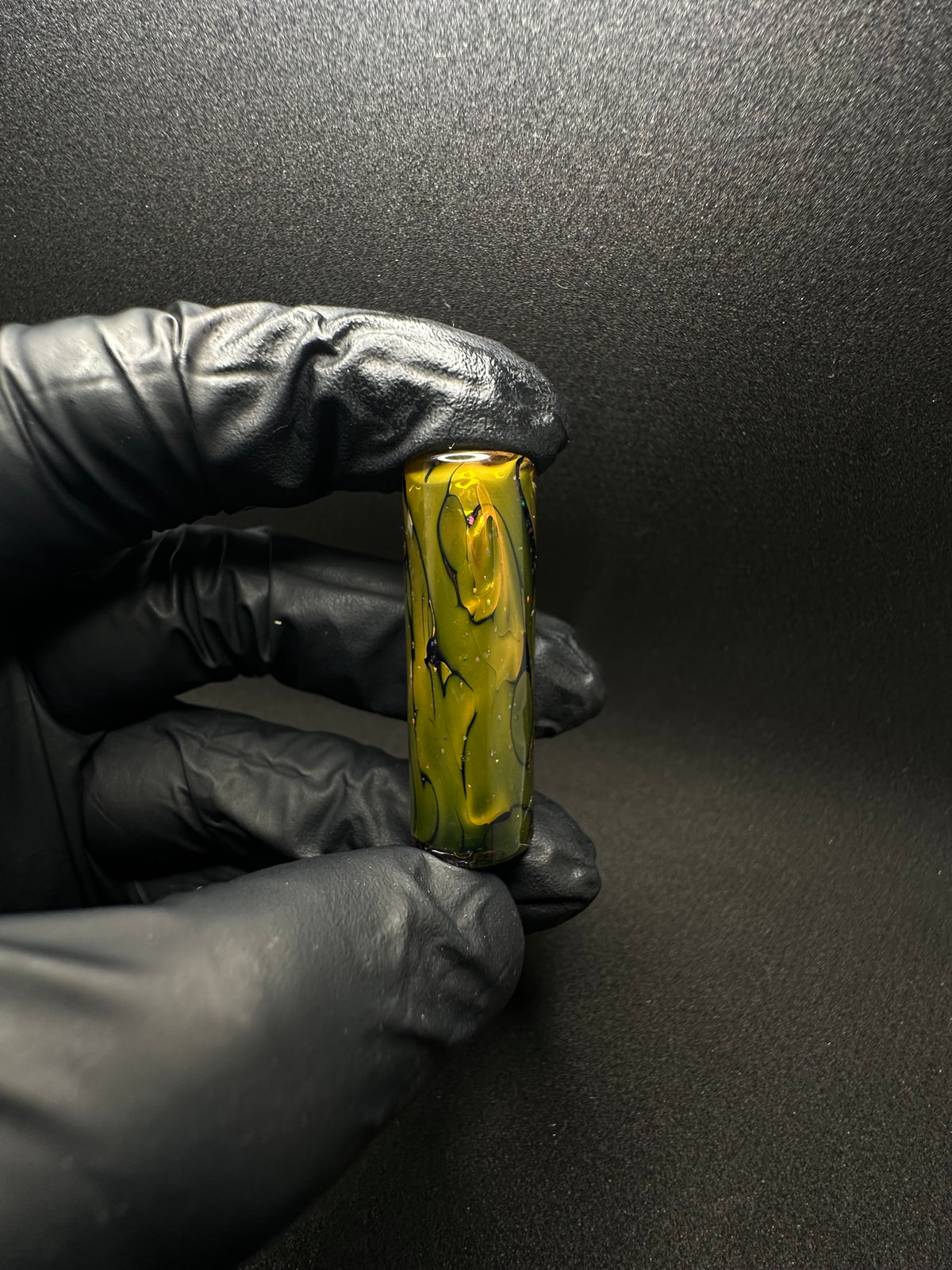 24k Gold fume over opals collab with @buddahflow_glass