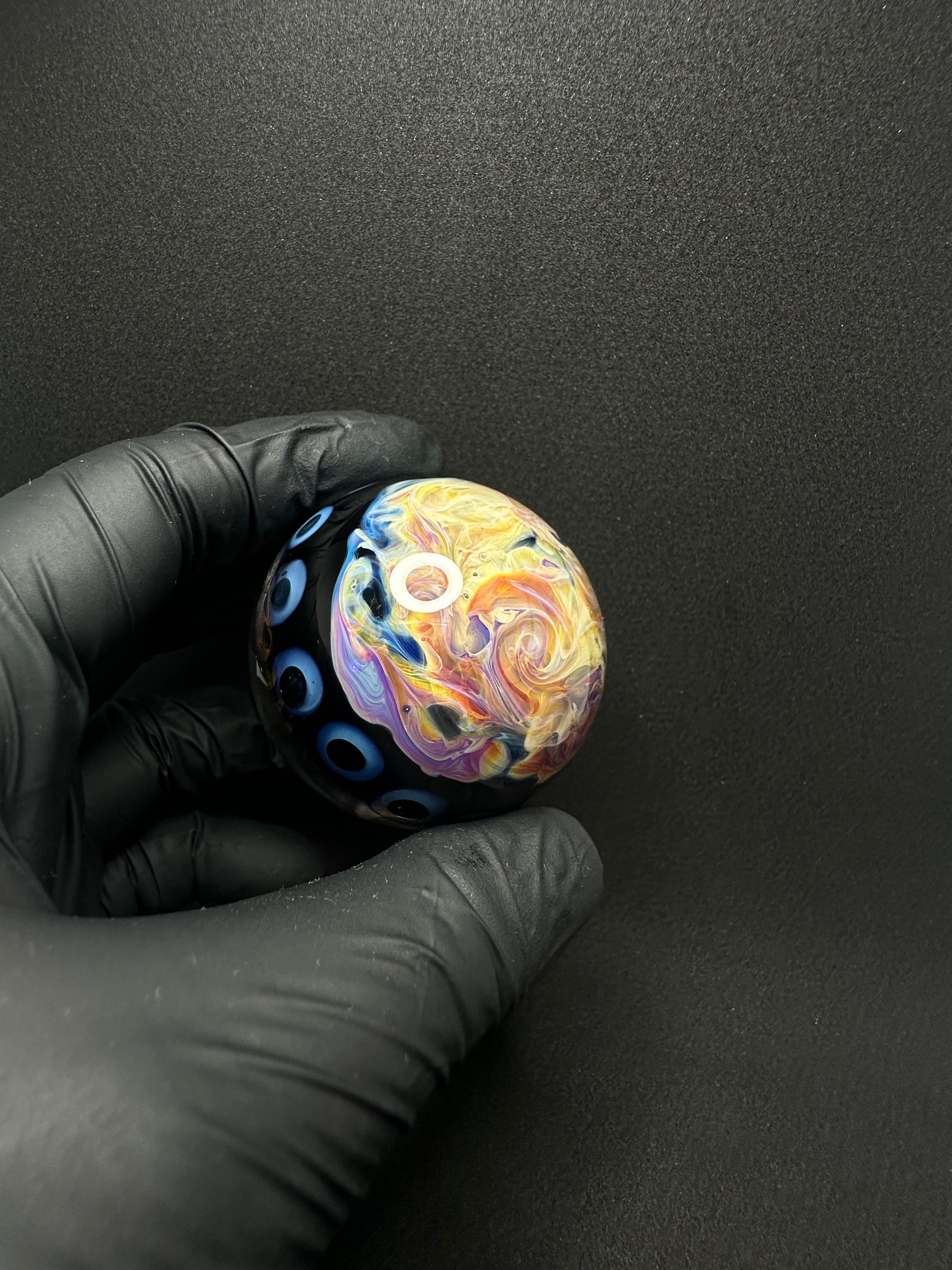 Opals, Gold and Silver with strik collab with @buddhaflow_glass