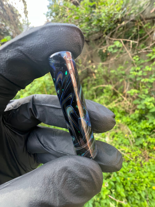 Blue fade with opals