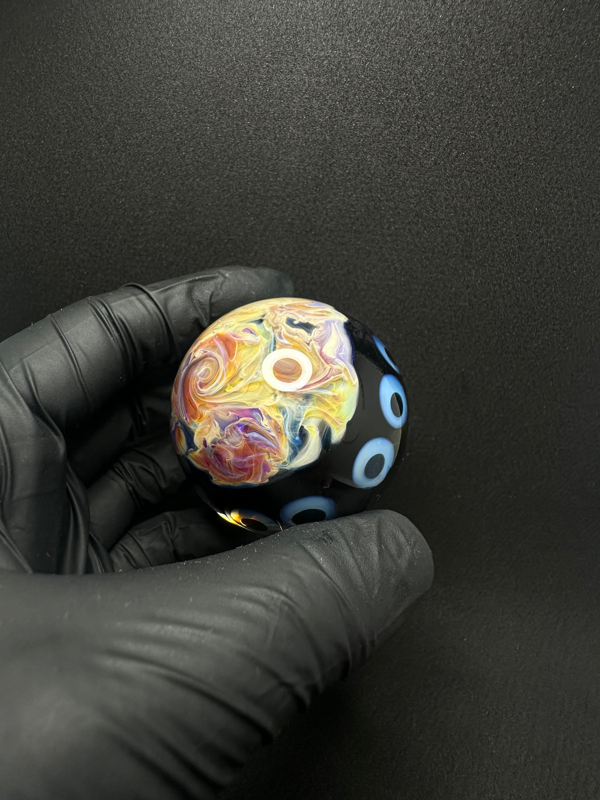 Opals, Gold and Silver with strik collab with @buddhaflow_glass